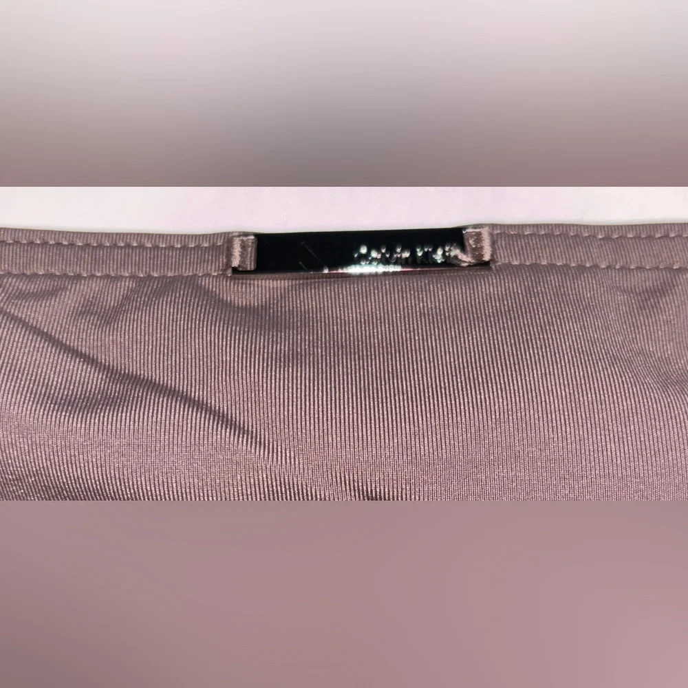 Calvin Klein Hipster Brown Bottom Women L Full Coverage NEW Beach Surf Vacation